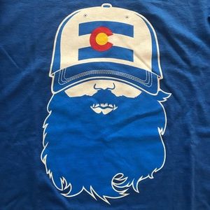 Gildan Colorado Bearded Man T-Shirt 100% cotton size L